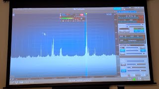 FLEXRADIO SmartSDR | FLEX-6400 | Samsung FLASH laptop | Pioneer Elite PRO-FPJ | 120" screen