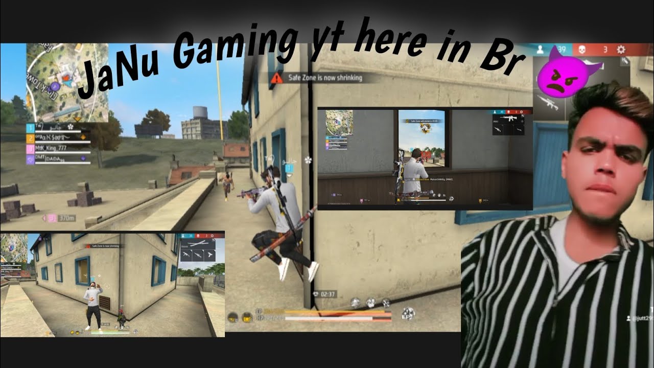JaNu Gaming yt killed in Br 👿 anime op game 🥵 with friends 2023 video ...