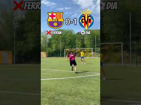 Barcelona vs Villarreal (predicción) #shorts