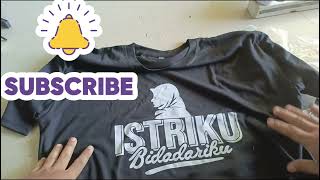 Unboxing Kaos Istimewa untuk keluarga istimewa Murah sekali Sekitar 40rb an, Kaos