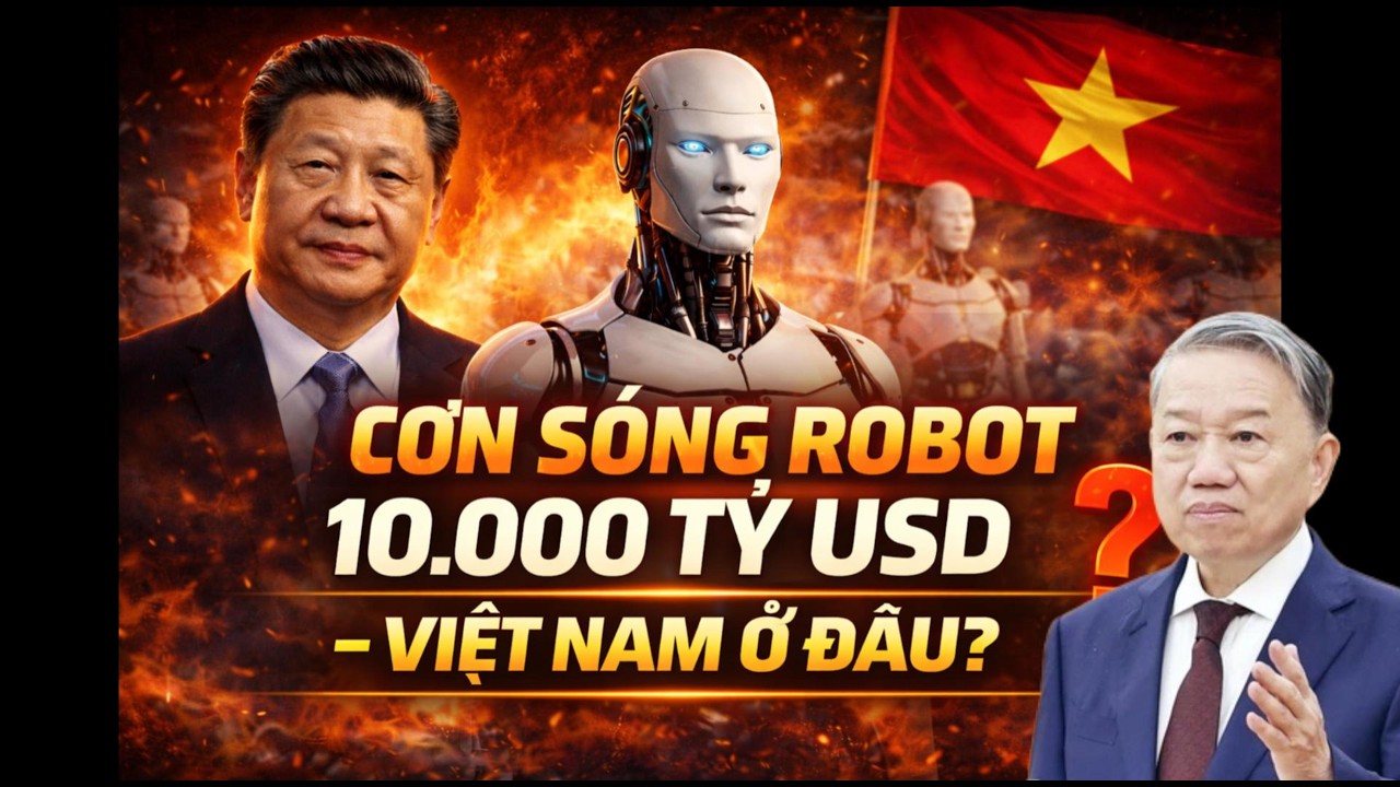 CƠN SÓNG ROBOT 10.000 TỶ USD – VIỆT NAM Ở ĐÂU?