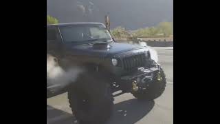 Steam Power Fury: Loco Hauk 6x6 2008 Jeep Wrangler Smoke Show!