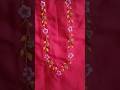Hand Embroidery Dress #flowerembroidery #barakahstitch #beautifulembroidery #shorts #trendingvideo