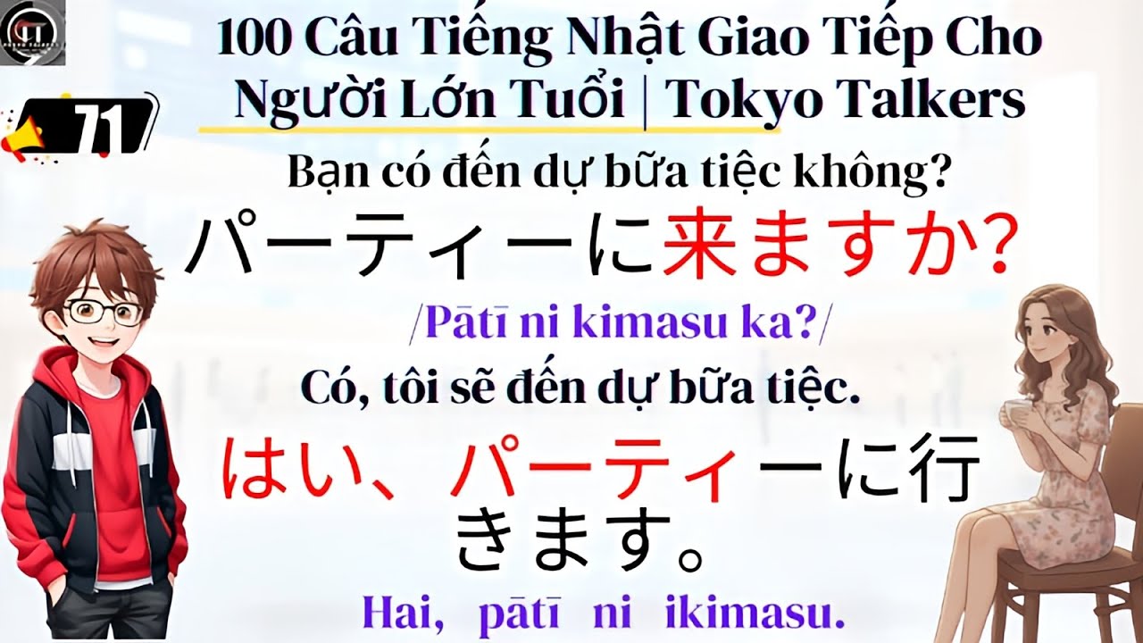 100 Câu Tiếng Nhật Giao Tiếp Cho Người Lớn Tuổi | Tokyo Talkers