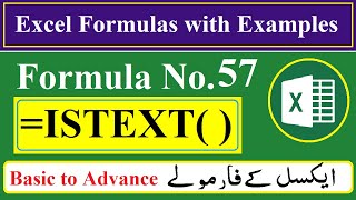 Excel Formula Istext Function