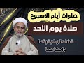 صلاة يوم الاحد فضلها وكيفيتها واحكامها سلسلة صلوات ايام الاسبوع