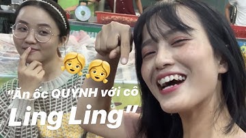 Vlog #10: Đi ăn ốc với Ling Ling tại quán Ốc Quỳnh - Eating snails with Ling Ling.