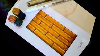 Speed marker rendering: Wooden Effect