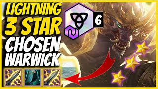 DIVINE LIGHTNING 3 STAR CHOSEN WARWICK | TFT SET 4 | TFT FATES | TEAMFIGHT TACTICS | PATCH 10.21