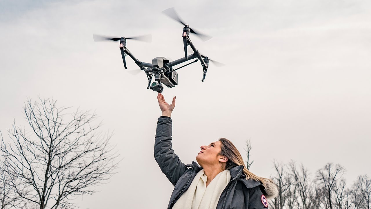 DJI Inspire 2 Hand Catch and Launch Techniques