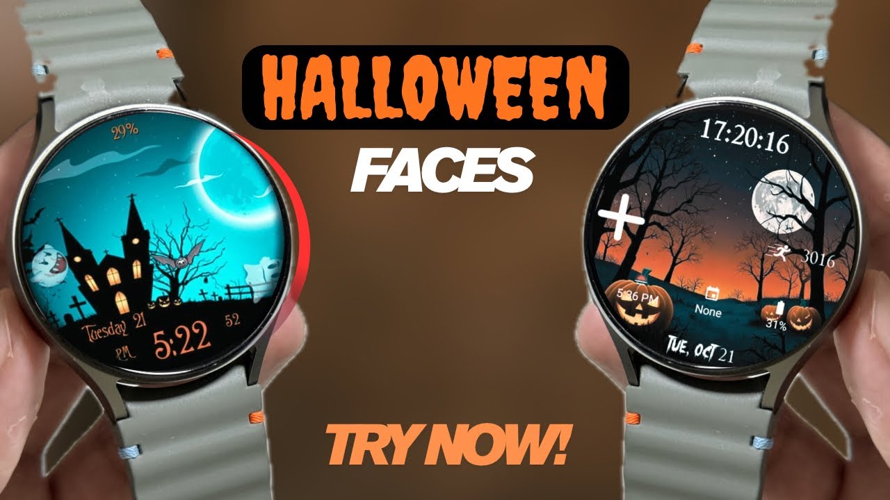 Galaxy Watch 7: БЕСПЛАТНЫЕ тематические лица на Хэллоуин, которые выглядят потрясающе!