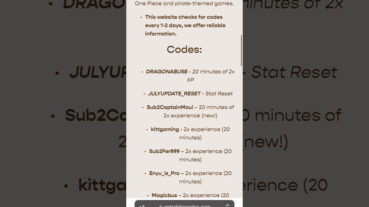 ALL 20 codes in 2 minutes (Blox Fruits) Updated 2023 