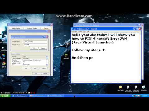 Minecraft Java Error FIX 2013 100%Working!!