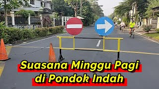 Seperti Ini Situasi Setiap Minggu Pagi di Perumahan Pondok Indah Jakarta Selatan