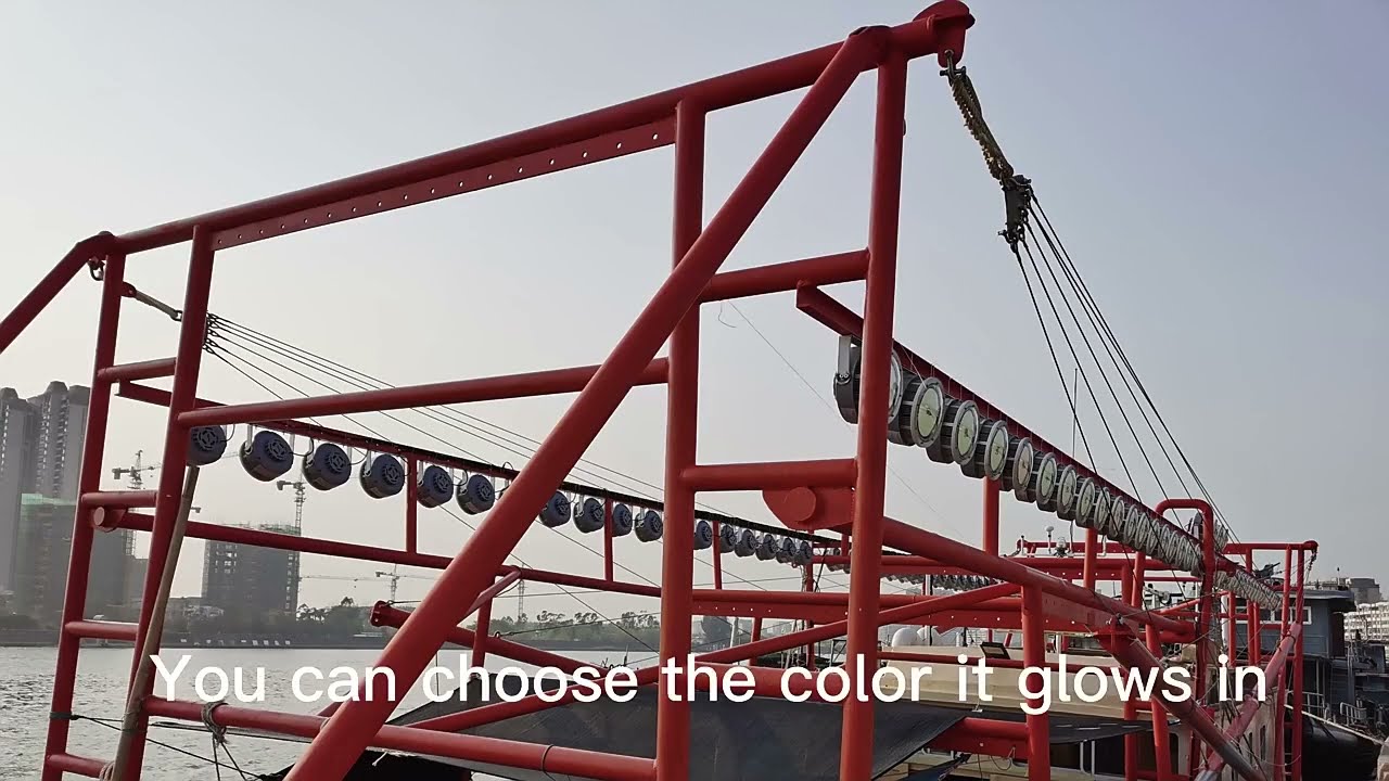 Patent design 1000W LED fishing light helps more fish harvesting