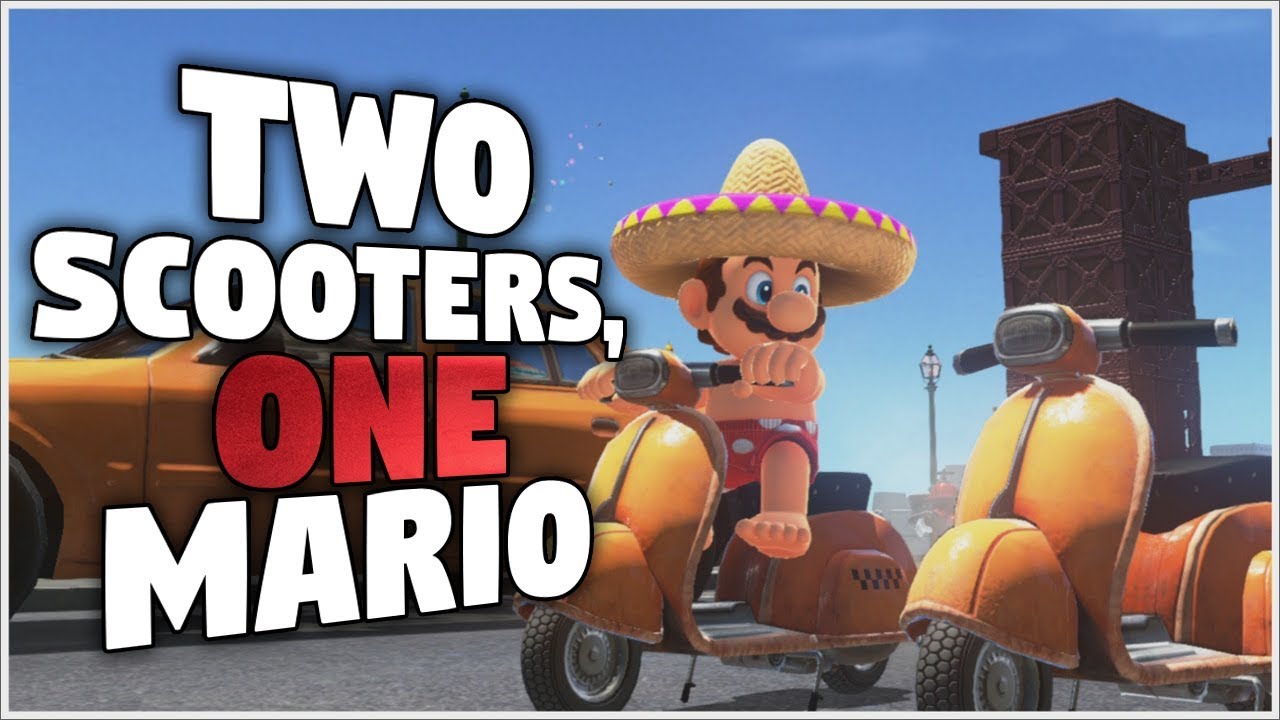2 SCOOTER, 1 MARIO CHALLENGE Super Mario Odyssey YouTube