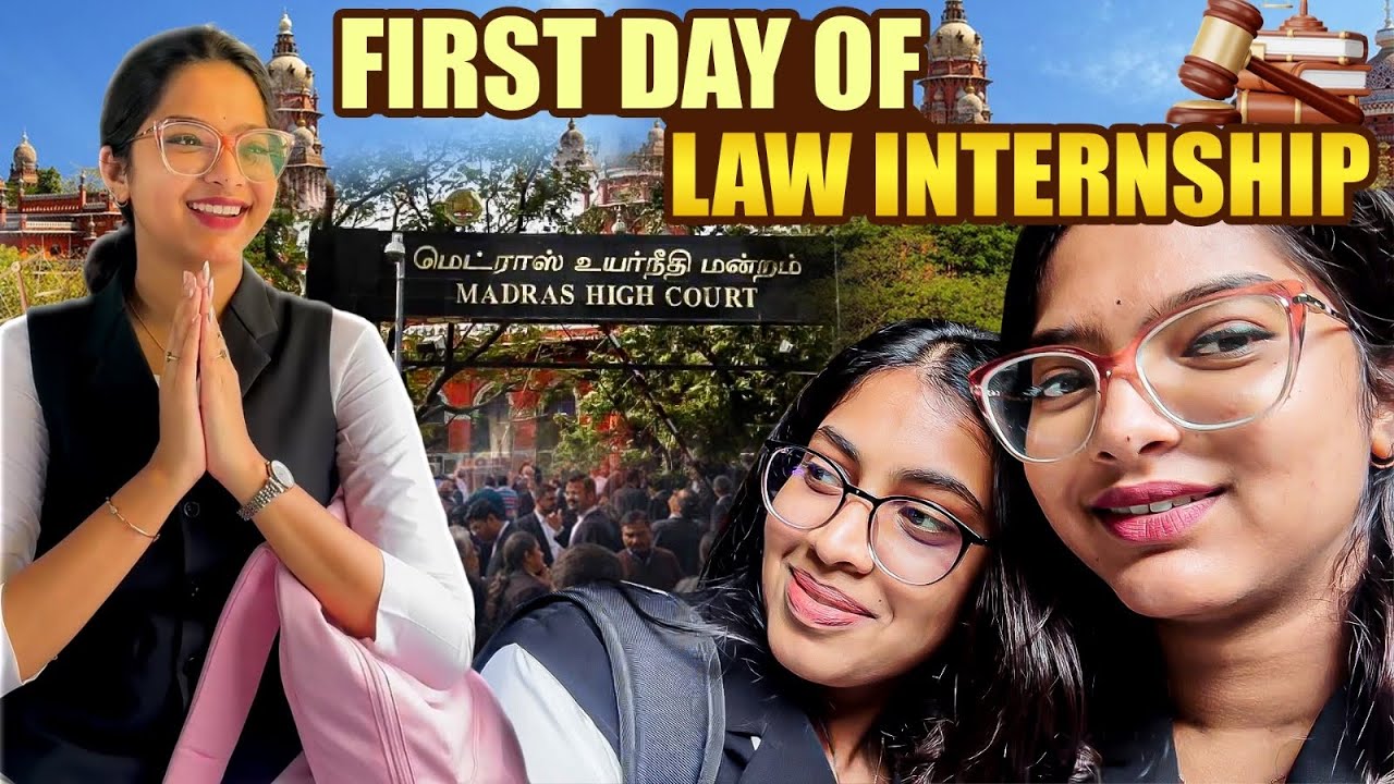 FIRST DAY OF LAW INTERNSHIP 👩‍⚖️⚖️ || Starting My  Legal Internship Journey 🙏🏻 || 