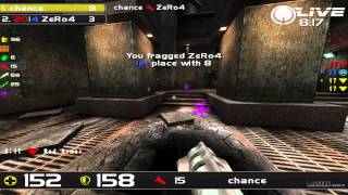 ZeRo4 vs chance - Quakecon 2014 Single Elimination Round 2 (Quake Live VOD)