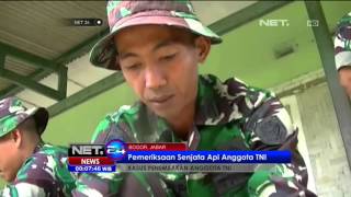 Batalyon 315 Garuda Hitam Gunung Batu Bogor Periksa Senjata Api Seluruh Anggotanya - NET24