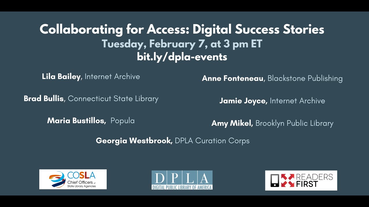 Collaborating for Access: Digital Success Stories