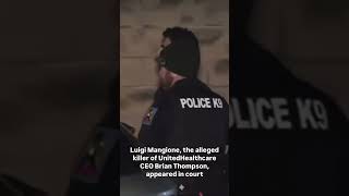 Luigi Mangione, the alleged killer of UnitedHealthcare CEO Brian Thompson, appeared in court.