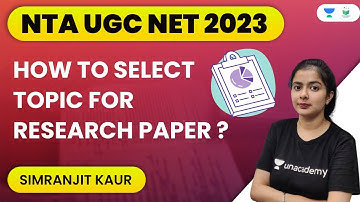 How To Select Topic for Research Paper | Simranjit Kaur