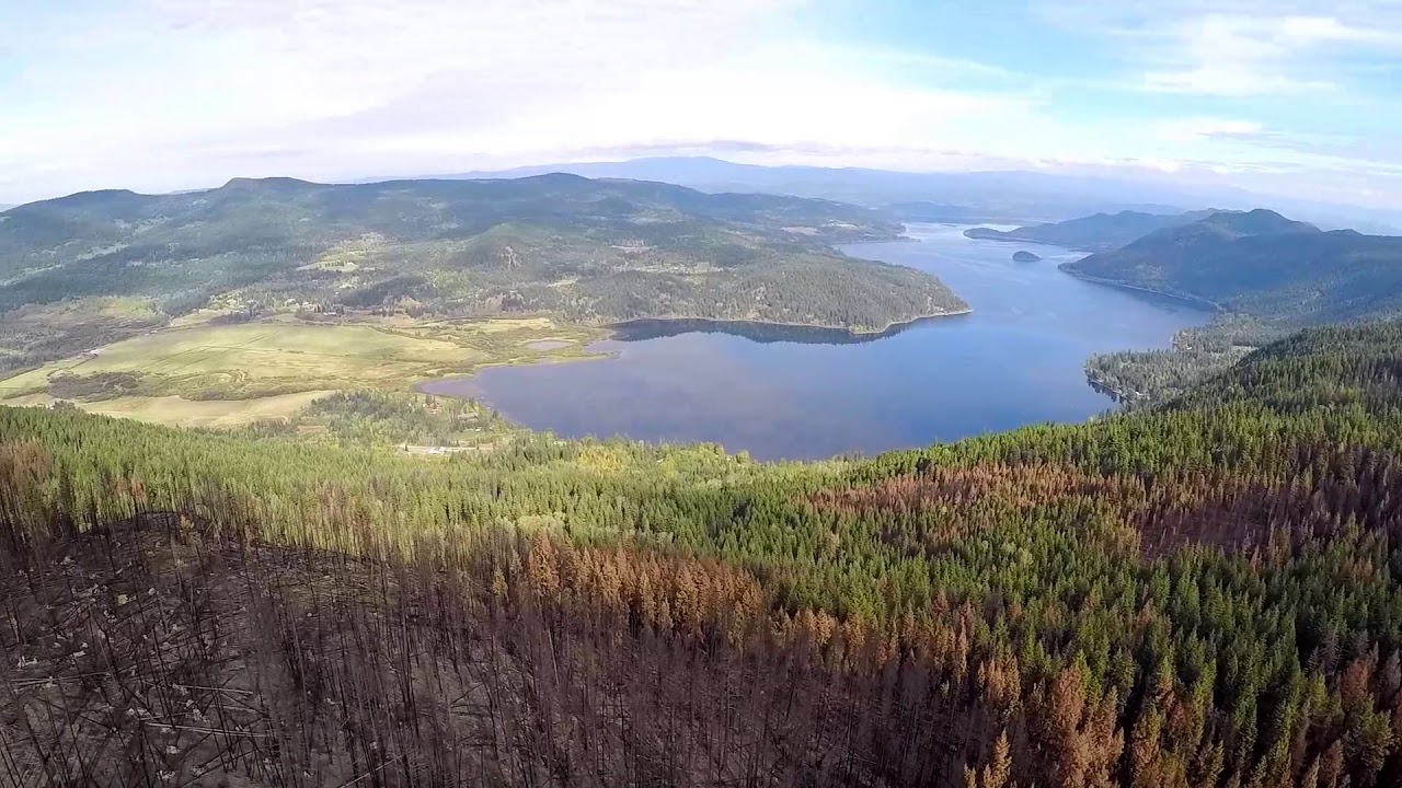 Canim Lake Fire Damage YouTube