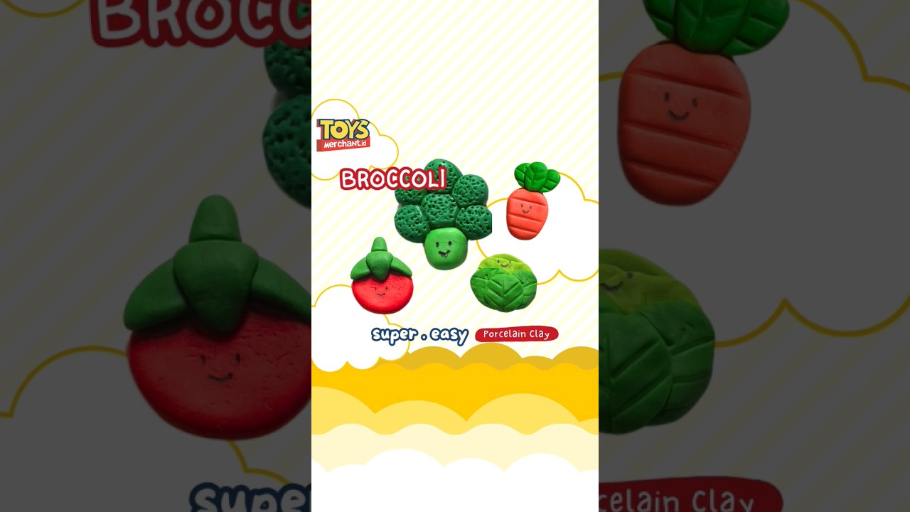 How to make Broccoli vegetable clay 