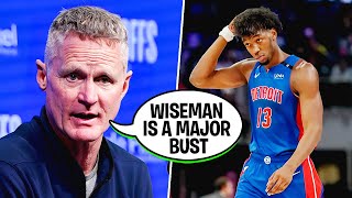 The Golden State Warriors DODGED A Major Bullet - The Downfall Of James Wiseman
