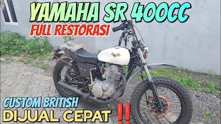 Dijual Murah Yamaha SR 400cc Custom British | Mesin Halus & Siap Touring | Full Restorasi