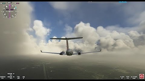 Stormy Weather King Air 350i on RNAV Autopilot Approach