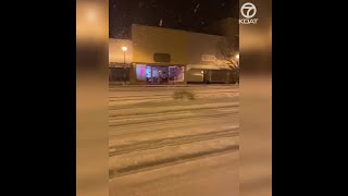 Snowfall in Raton