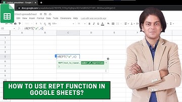 how to use rept function in google sheets?