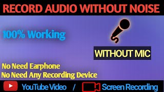 How To Record Audio Without Background NOISE Android || No Need Any Recorder Device screenshot 5