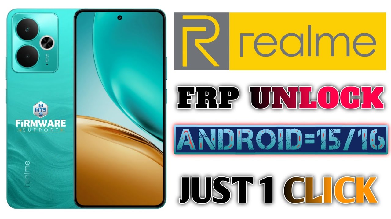 All Realme FRP Unlock Android-15/16 Just 1 Click No Need Firmware All MTK Phone By New Tool 2026