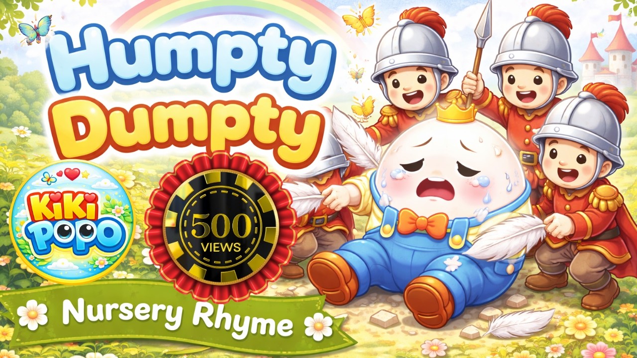 Humpty Dumpty | Classic Nursery Rhyme for Kids | Singalong | Super Simple 