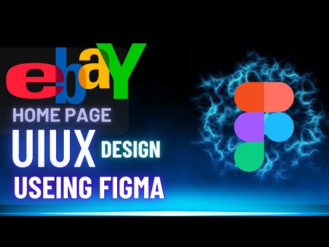 eBay Website Header UI/UX Design Tutorial | Figma Step-by-Step Guide #figma #ebay