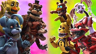 Sfm Fnaf Stylized Vs Fazbear Frights