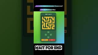 Maze Master reel Easy mode Level 12 #puzzle #gaming #reel #trendingshorts