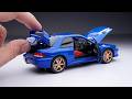Unboxing of Subaru Impreza WRX STI 💙 Diecast Model Car