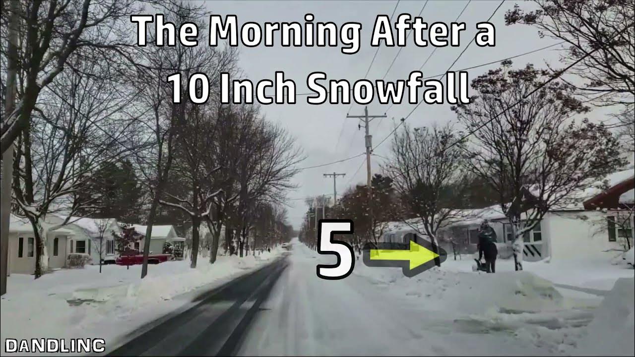 Wausau Digging Out (After 10 inch Snowfall) YouTube