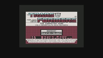 20 Mins Of...Transformers - The Battle to Save the Earth Intro (US/C64)