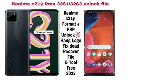 Realme C21Y After Reseted FRP Mobile Dead //With SPD Flash Tool II Rmx3261,3263 Hang LOGO Dead Fix ✓