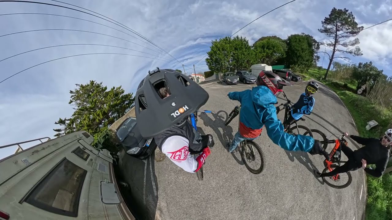 Part #1 Ride with Local legends at Sintra. GoPro Max2 360