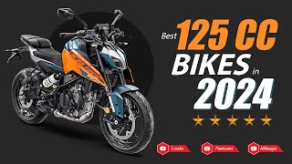 Best 125CC Bikes in 2024 🔥. Top 5 125CC Bikes in India for best Mileage, Performance & Features.