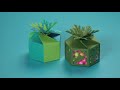 DIY Tropical Party Favor Box - Sizzix