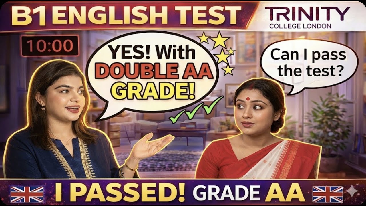 B1 English Test (GESE Grade 5) | SELT British Citizenship| Trinity College London ILR UK
