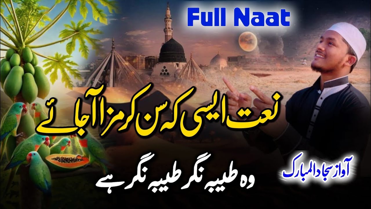 Most Famous 5 Naat Sharif ❤️ Jis Shehar Me Aaqa Ka Ghar Hai Wo Taiba Nagar Hai By Sajjad Al Mubarak