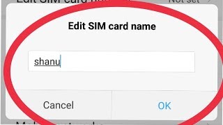 How To Edit Sim Card Name screenshot 5