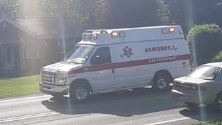 Anmoore Fire and EMS Medic 17 responding 6/17/21